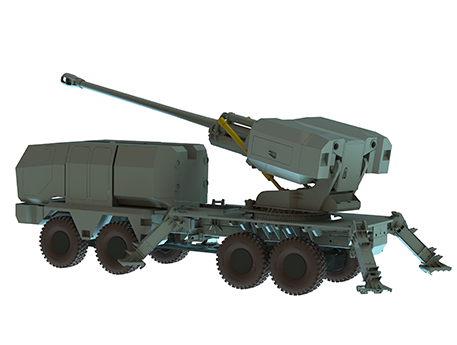 Automatic loaders for howitzers