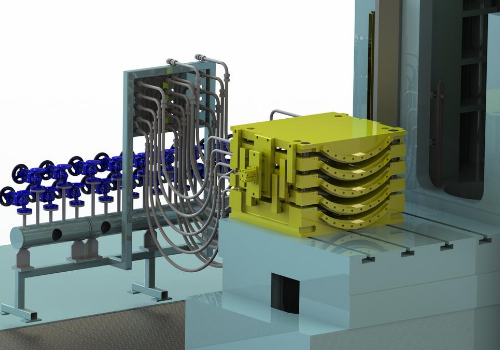 Ballistic plate manufacturing plant